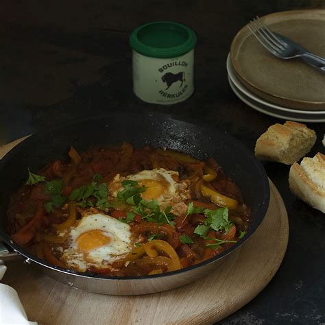 Shakshuka Bouillon Herkules Kwaliteitsbouillon En Kruiden