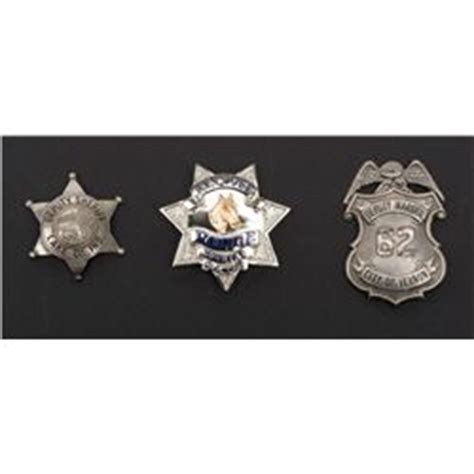 Lot of 9 Law Enforcement badges including a Lake Co., Indiana Deputy ...