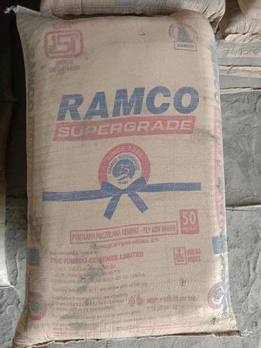 Ramco Super Grade Cement At Rs 390 Bag Pozzolana Portland Cement Ppc