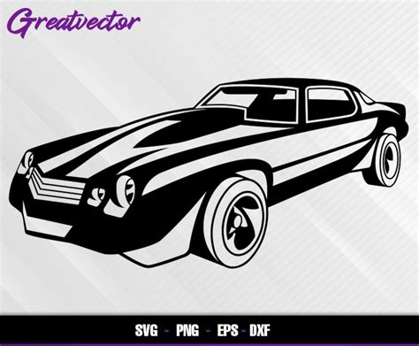 Z28 1980 Camaro L Eps Svg Png Dxf L Vector Art Etsy Uk