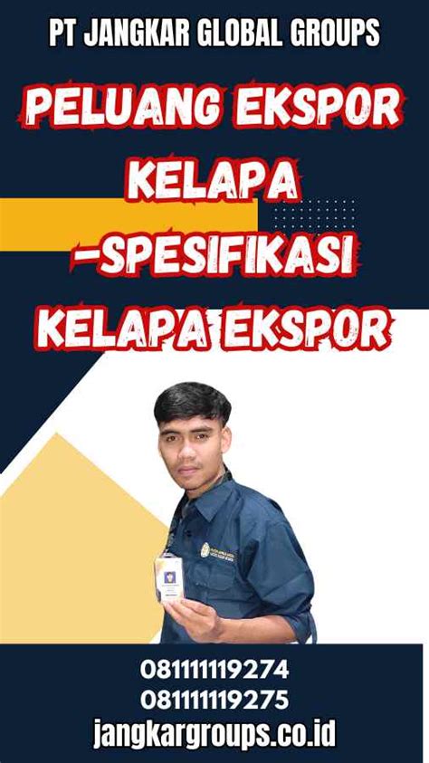 Spesifikasi Kelapa Ekspor Jangkar Global Groups