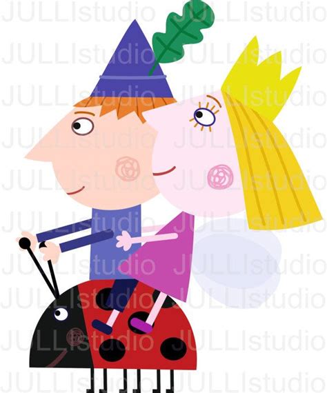 Digital Ben & Holly clipart / little kingdom by JULLYstudio | Ben and ...