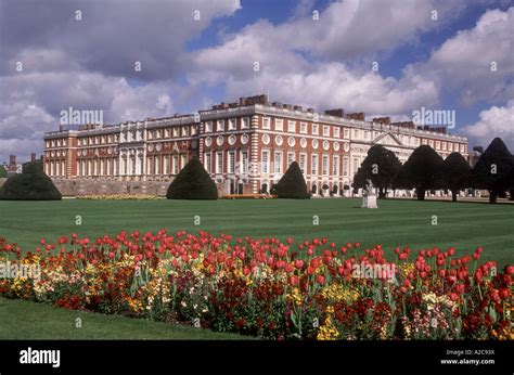 Hampton Court Palace And Gardens In Spring London England Gpl