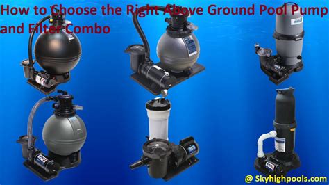 How To Choose The Right Above Ground Pool Pump And Filter Combo