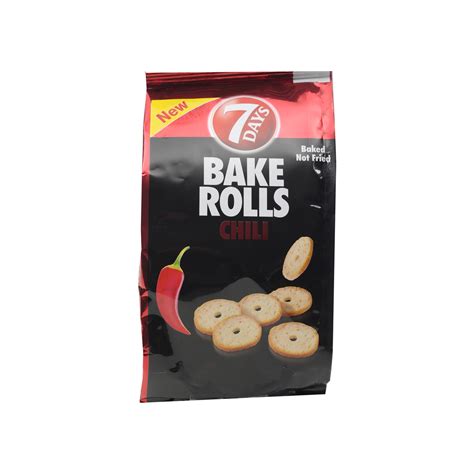 7 Days Bake Rolls Chili 60 G Online At Best Price Brought In Rolls Lulu Qatar