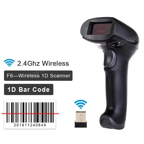 High sensitive Wireless Barcode Scanner laser barcode reader scanner ...