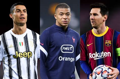 Cristiano Ronaldo Messi e Mbappé são os atletas mais bem pagos do