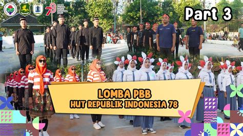 Lomba Pbb Desa Tanjung Memperingati Hut Republik Indonesia Part