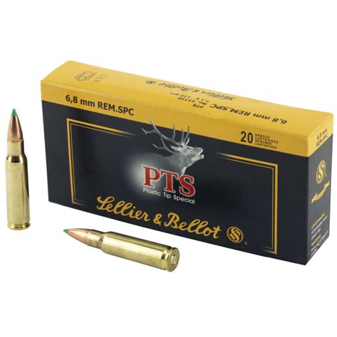 Sellier Bellot Rifle 6 8SPC 110 Grain PTS 20 Round Box Sellier