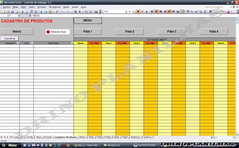 Planilha Controle De Estoque Gestão De Estoque R 1000 Em Mercado