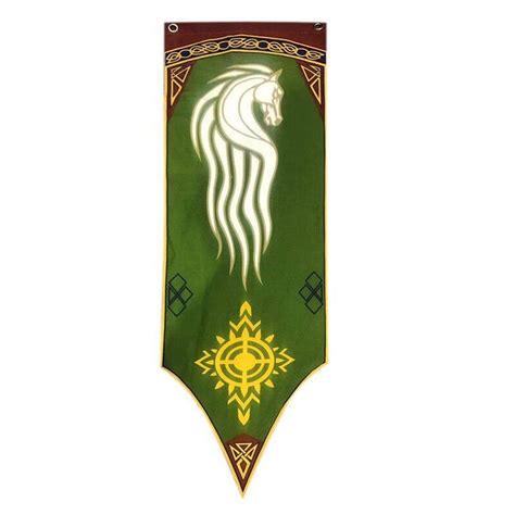 46x150cm Satin LORs Flag Banners Home Decorative Flags Rohan Sauron