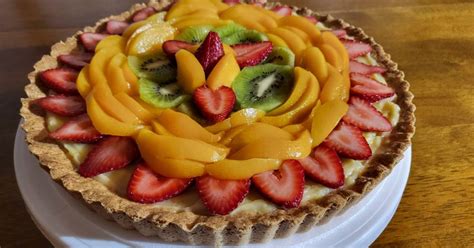 Tarta De Frutas Y Crema Pastelera Sin Gluten Receta De Karen Zubiaurre