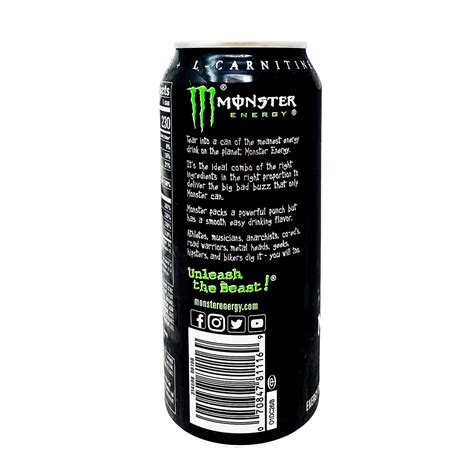 Original Green Monster Energy Drink 16 Fl Oz Coco Island Mart