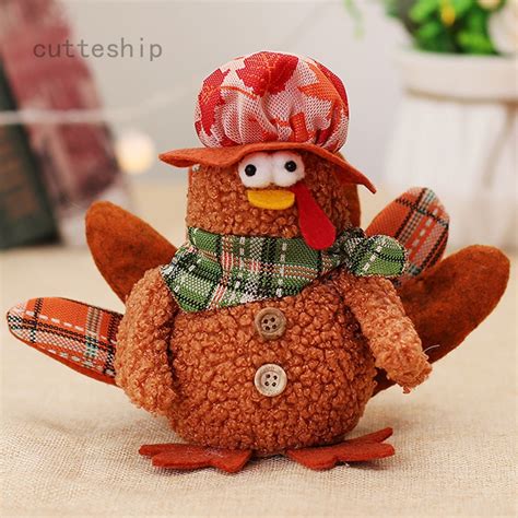 Muñecos De Pavo De Peluche De Acción De Gracias Para Decoración De