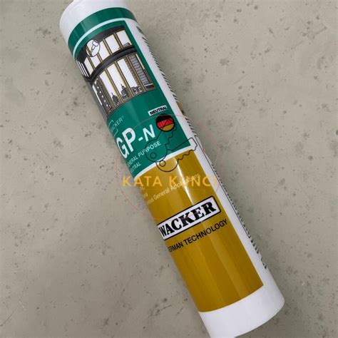 Jual Gpn Gp Wacker Netral Tanpa Bau Asam Lem Sealant Kaca Aquarium