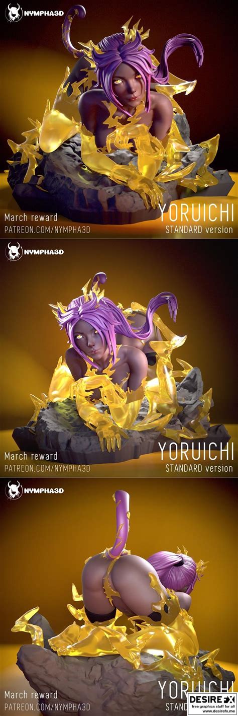 Desire FX 3d Models Nympha Yoruichi 3D Print Model STL