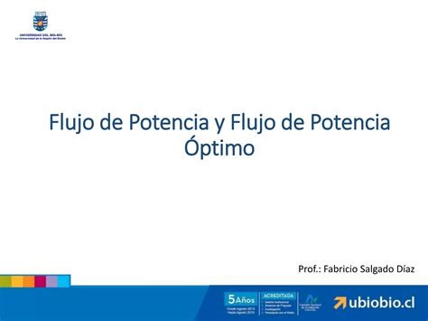 Flujo de Potencia y Flujo de Potencia Óptimo PPT