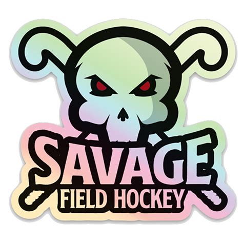 Savage Holographic Sticker – Savage Field Hockey