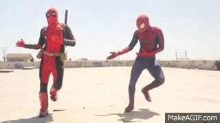 Spider-Man vs Deadpool on Make a GIF