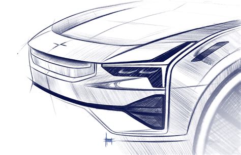 Polestar Design Sketch Car Body Design