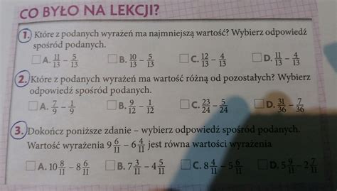 Trzy Zadania Z Matematyki Prosz O Wyt Umaczenie I Rozwi Zanie Zadanie