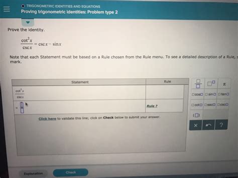 Solved Prove The Identity Cot X Csc X Csc X Sin X Chegg