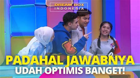 Aduh Padahal Udah Kompak Timnya Suheil Fahmi Salah Jawab Dream Box