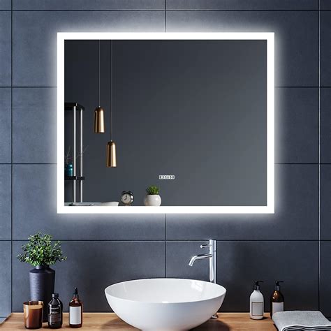 Illuminated Bathroom Mirrors With Shaver Socket – Rispa