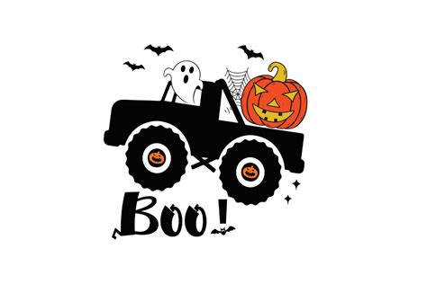 Monster Truck Pumpkin Stencils