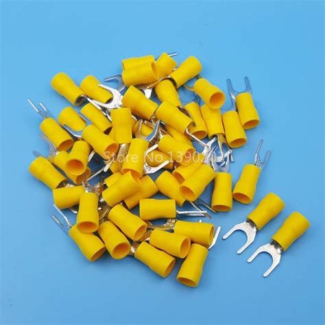 Buy Buyme Pcs Yellow Sv Furcate Pre Insulating Fork Spade