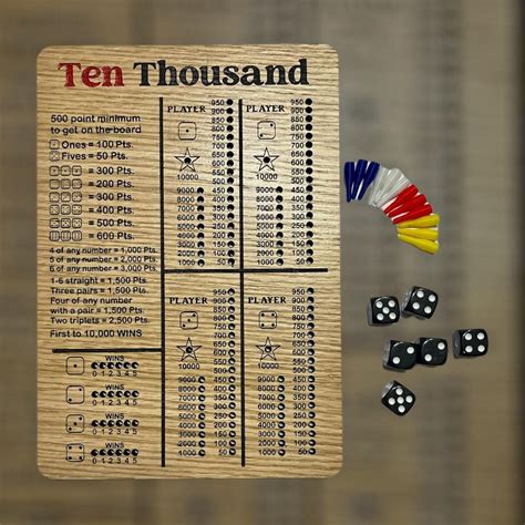 ten thousand dice game farkle etsy
