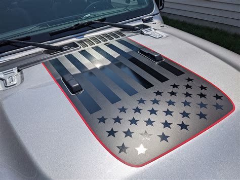 Distressed American Flag Hood Decal Jeep Wrangler | ubicaciondepersonas ...