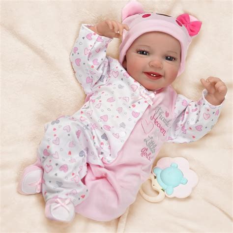 Babeside Lifelike Reborn Baby Dolls Leen Inch Lovely Awake