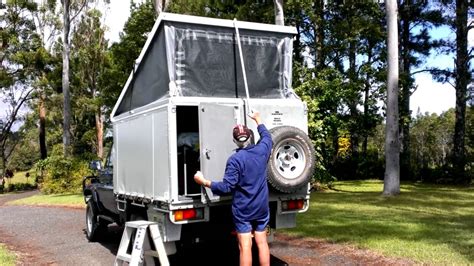 Pop Top Ute Camper Canopy Frame Youtube