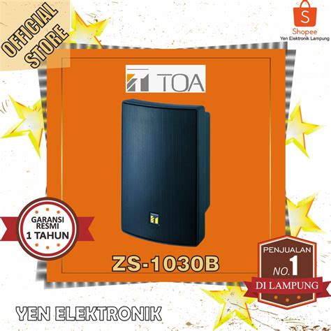 Jual TOA Universal Speaker ZS 1030 B W 30 Watt Garansi Resmi TOA 1