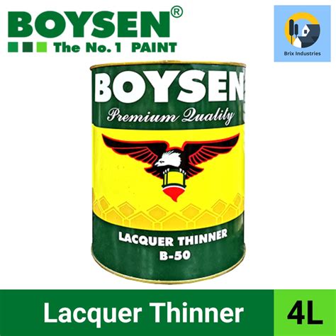 Boysen Lacquer Thinner 4 Liters Gallon B 50 Brix Industries Manila