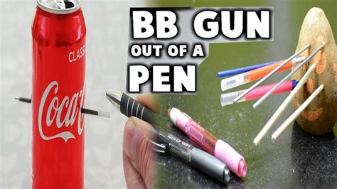 How To Make A Pen Gun Tutorial Weapon Youtube