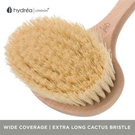 Hydrea London Detox Dry Body Brush Long Cactus Bristle The Natives Co