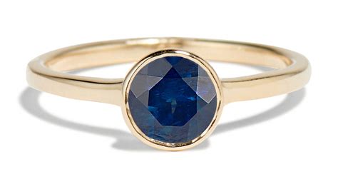 Allium Blue Sapphire Ring - Bario Neal