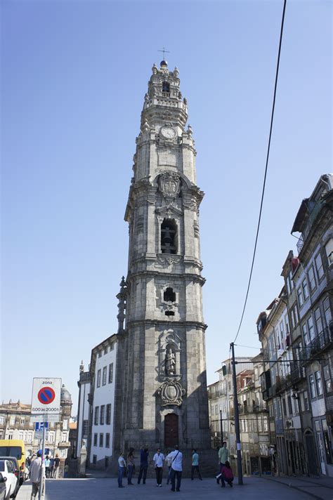 Igreja E Torre Dos Cl Rigos Porto Monumento De Estilo Barroco Que Se