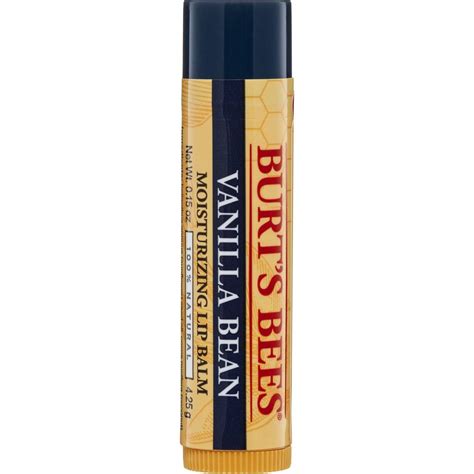 Burt S Bees Moisturising Lip Balm Vanilla Bean 4 25g Woolworths