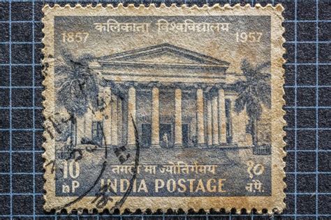 Vintage Postal Stamp of the Calcutta University 1857 -1957 Editorial ...