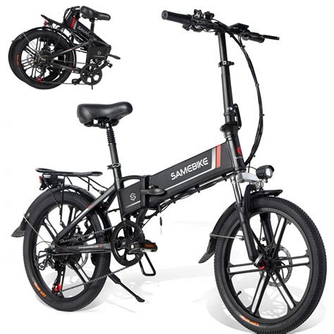 Samebike Rower składany elektryczny SAMEBIKE 20LVXD30 II 350W 48V 10