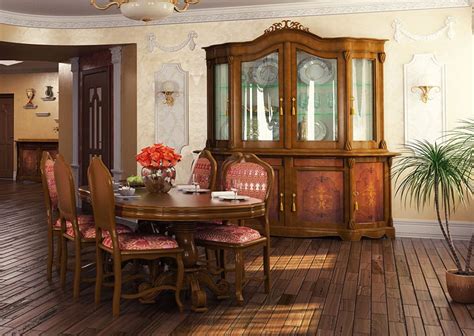 Antique China Cabinet In Living Room Baci Living Room