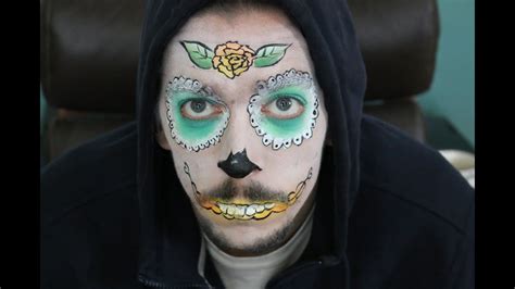 Prayer In C Music Video Full Face Sugar Skull Face Paint Tutorial