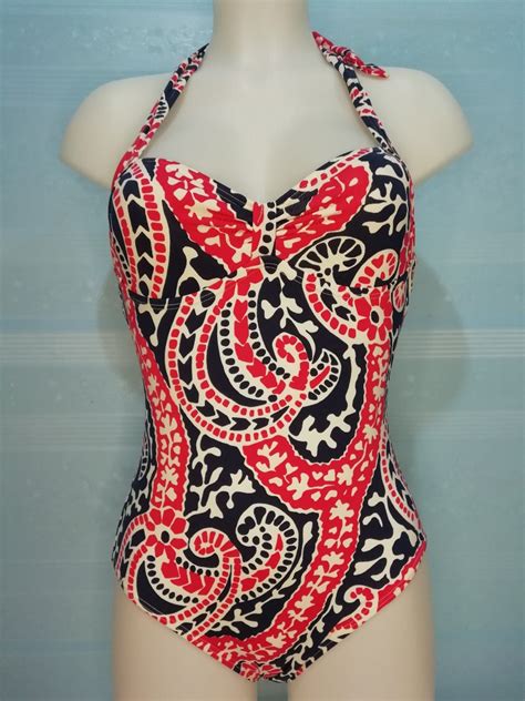 Tommy Hilfiger Halter Top One Piece Bikini Women S Fashion Swimwear Bikinis Swimsuits On