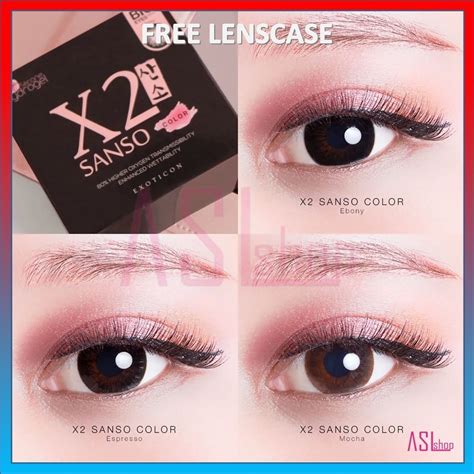 Jual Softlens X Sanso Black Series Normal Minus S D By