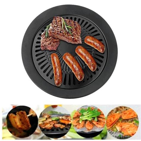 Jual Panggangan Smokeless Bbq Bulat Cm Ultra Grill Pan Drip Pan Plate