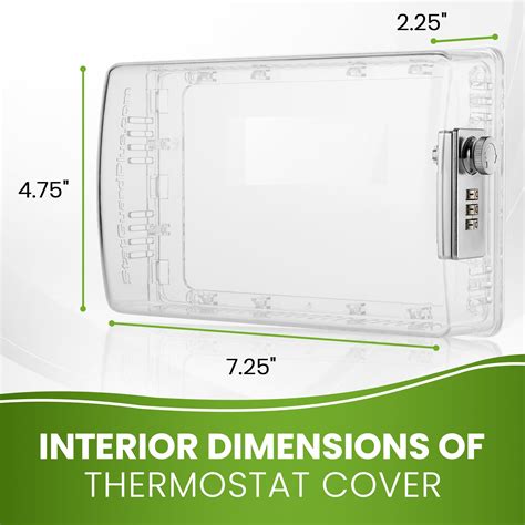 thermostat locking cover 6