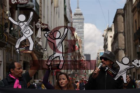 Protesta Por Parte De Activistas Por La Seguridad Vial En La Cdmx